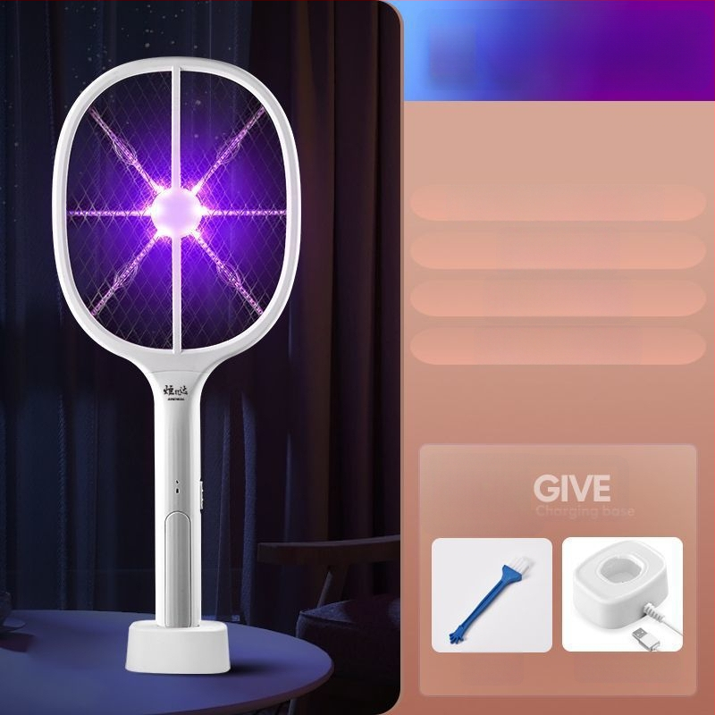 Elektromos szúnyogcsapó, 10 m²-es lefedettség, kézi elektromos gyilkos, nem toxikus, akkumulátor nélkül