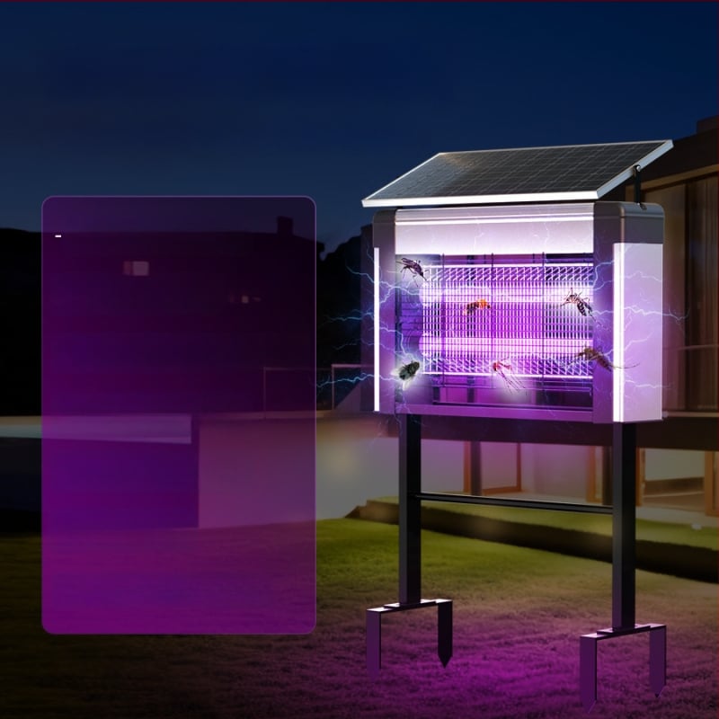 Napelemes kültéri szúnyogirtó lámpa - LED, 220V, 20W, CE-tanúsítvány, testreszabás elérhető (LED; 220V; 20W; CE)