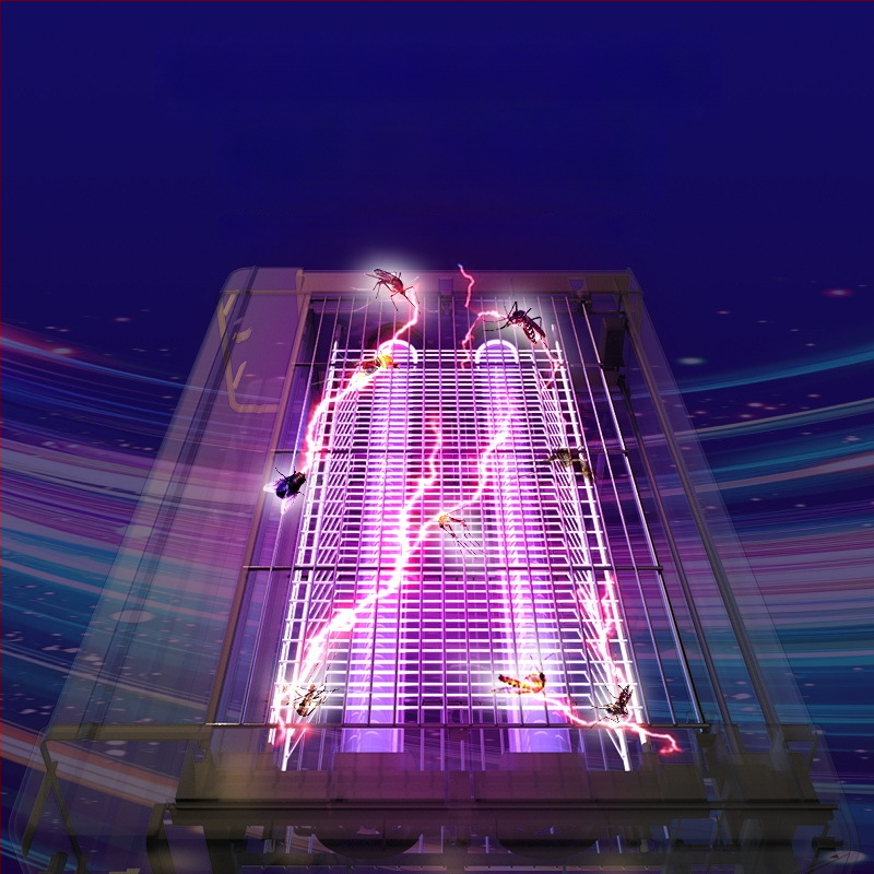 Napelemes kültéri szúnyogirtó lámpa - LED, 220V, 20W, CE-tanúsítvány, testreszabás elérhető (LED; 220V; 20W; CE)