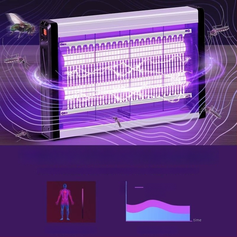 Szúnyogirtó lámpa cserélhető akkumulátorral, ötvözet burkolat, vízálló, 61 m² feletti lefedettség, akkumulátor élettartama több mint 12 óra