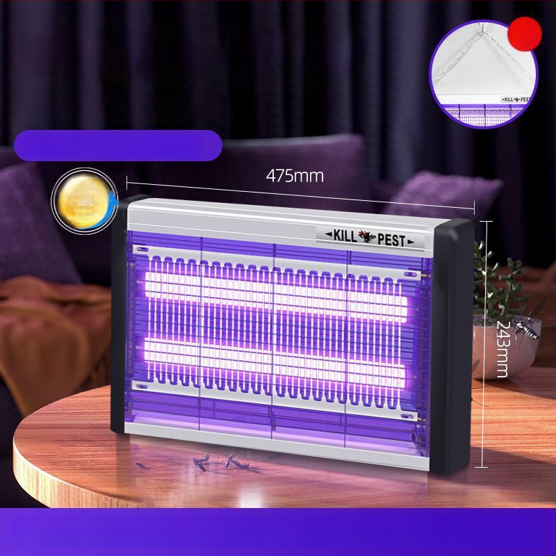 Szúnyogirtó lámpa cserélhető akkumulátorral, ötvözet burkolat, vízálló, 61 m² feletti lefedettség, akkumulátor élettartama több mint 12 óra