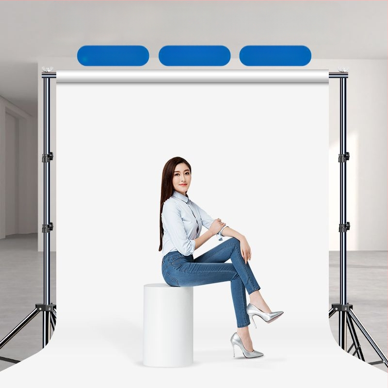 Teleskopinis fonų laikiklis fotografijoms, audiniams ir popieriniams fonams