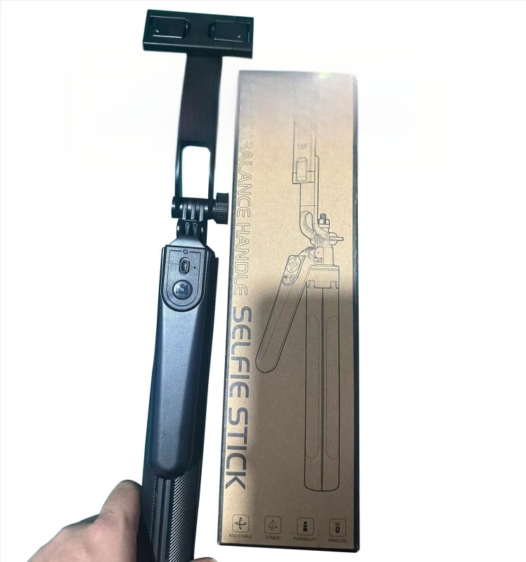 Alumīnija sakausējuma selfie statīvs ar tālvadības pulti un Bluetooth, modelis H29, vertikāla uzņemšana