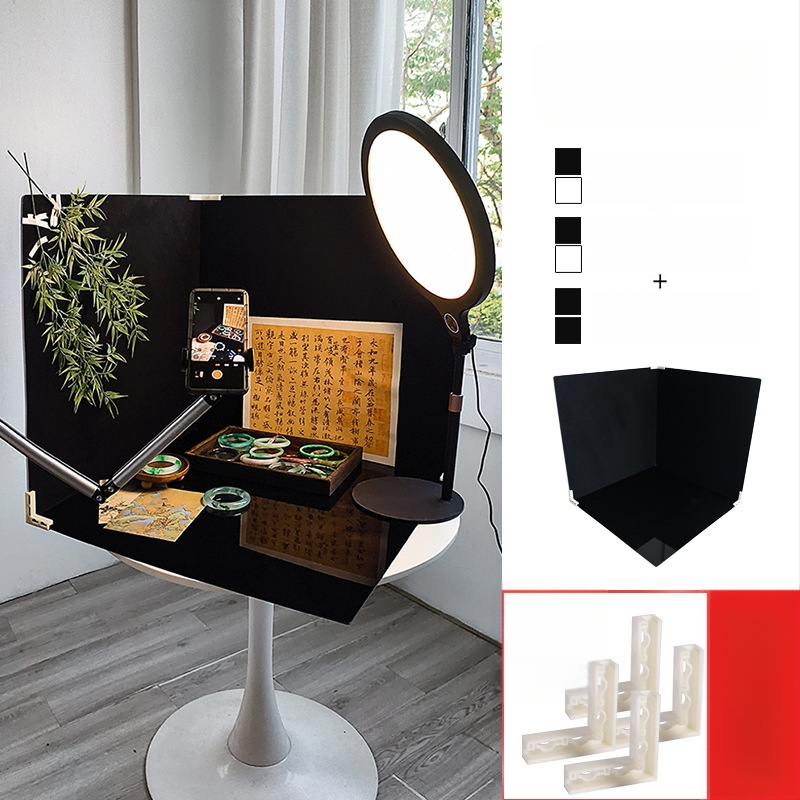 Senovinio stiliaus fotografijos fonas su judančiu flokotu audinio fonu papuošalų transliacijai gyvai | Modelis ltao1001830907