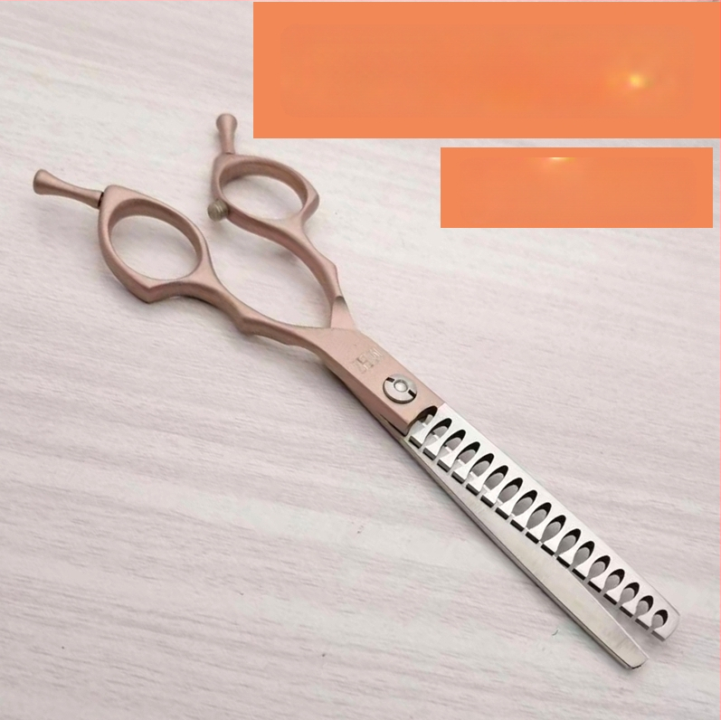 Foarfece de îngrijire a câinilor cu lame curbate pentru tunderea și modelarea blănii