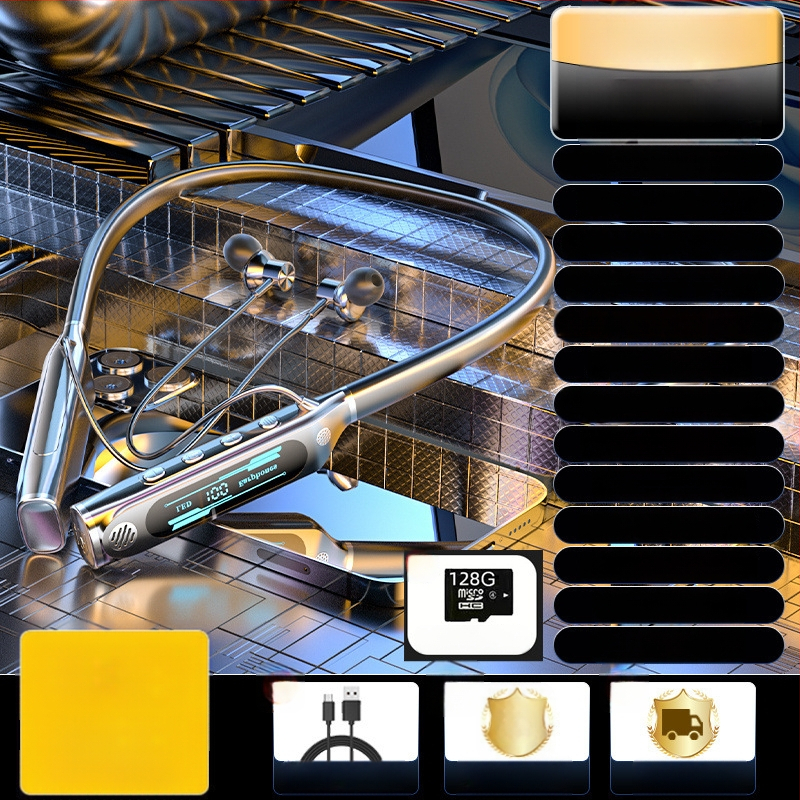 Bezvadu Bluetooth Lavalier Austiņas ar automašīnas Handsfree, 10 m darbības diapazons, retro stils