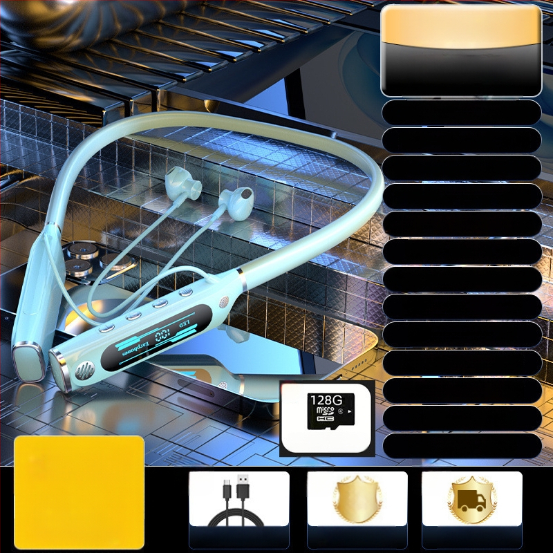 Bezvadu Bluetooth Lavalier Austiņas ar automašīnas Handsfree, 10 m darbības diapazons, retro stils