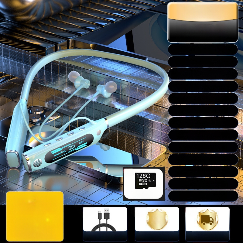 Bezvadu Bluetooth Lavalier Austiņas ar automašīnas Handsfree, 10 m darbības diapazons, retro stils