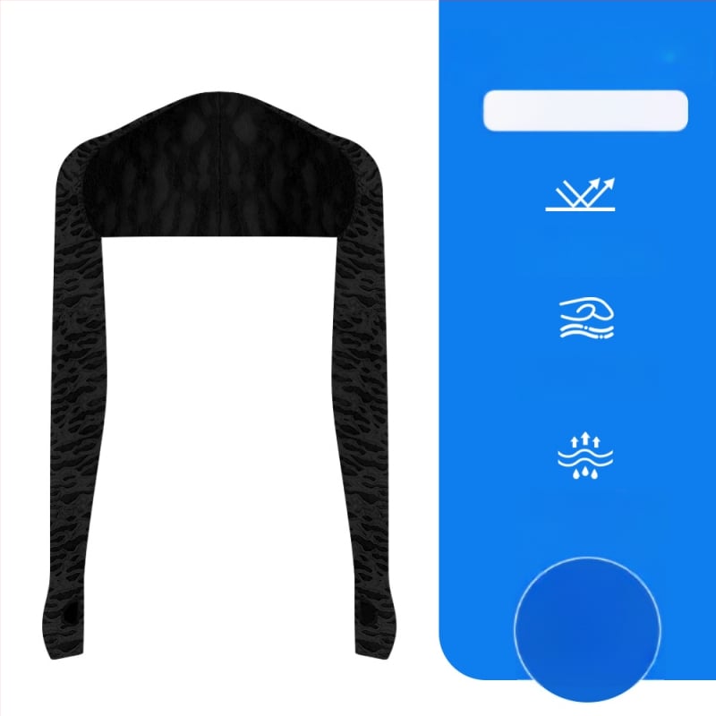 Manșete de protecție solară pentru activități în aer liber, din poliester, respirabile, unisex, potrivite pentru ciclism