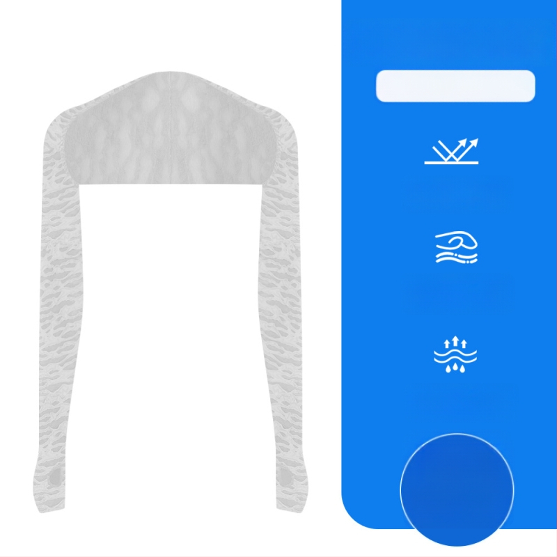 Manșete de protecție solară pentru activități în aer liber, din poliester, respirabile, unisex, potrivite pentru ciclism