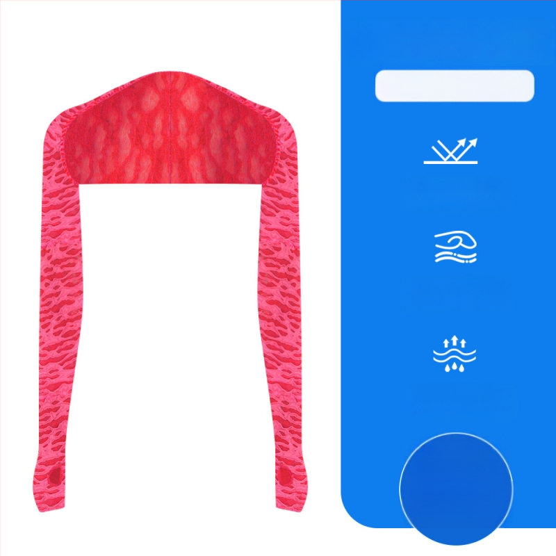 Manșete de protecție solară pentru activități în aer liber, din poliester, respirabile, unisex, potrivite pentru ciclism