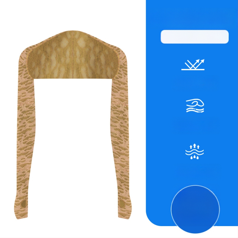 Manșete de protecție solară pentru activități în aer liber, din poliester, respirabile, unisex, potrivite pentru ciclism