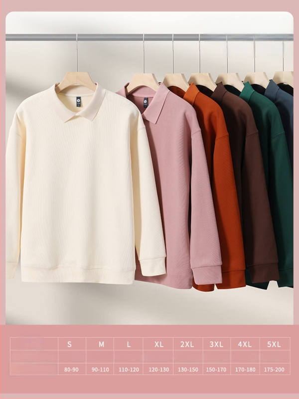 Суитшърт за маникюрен салон - работно облекло с рекламно лого, дълъг ръкав, без качулка, странични джобове, тъкан: корейска памук/полиестер смес