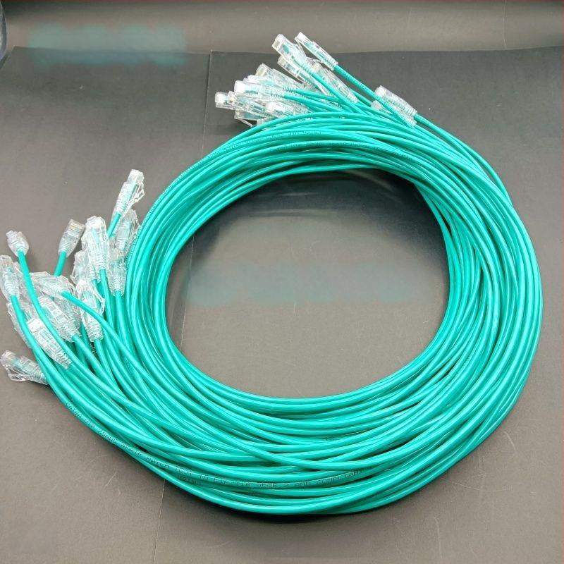 Cablu patch Cat6A cu ecranare flexibil Gigabit pentru calculator/router/sala serverului