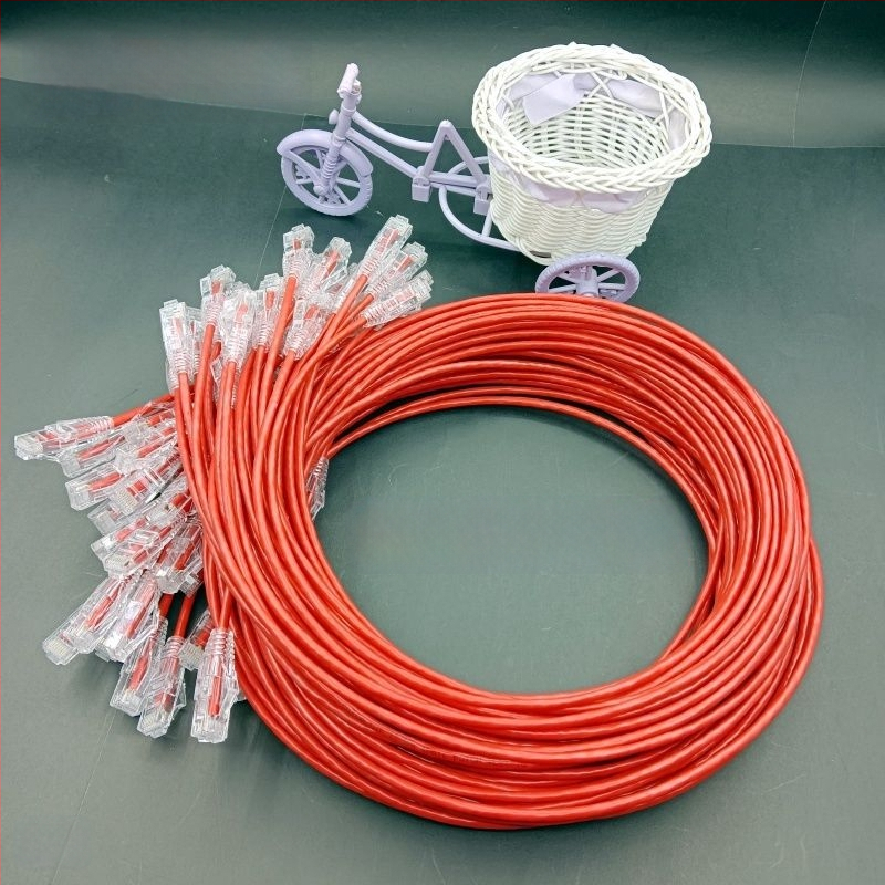 Cablu patch Cat6A cu ecranare flexibil Gigabit pentru calculator/router/sala serverului