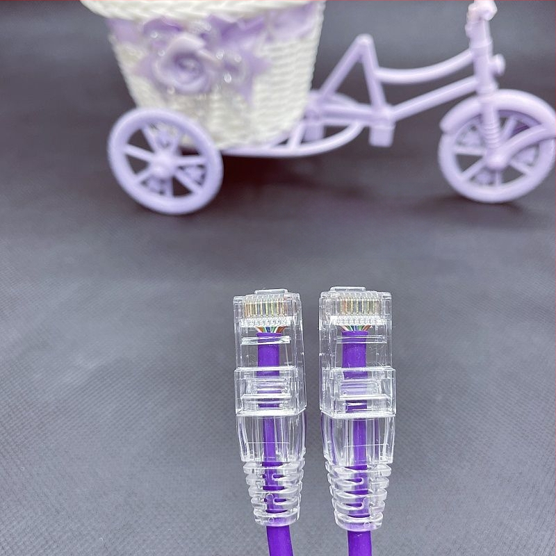 Cablu patch Cat6A cu ecranare flexibil Gigabit pentru calculator/router/sala serverului