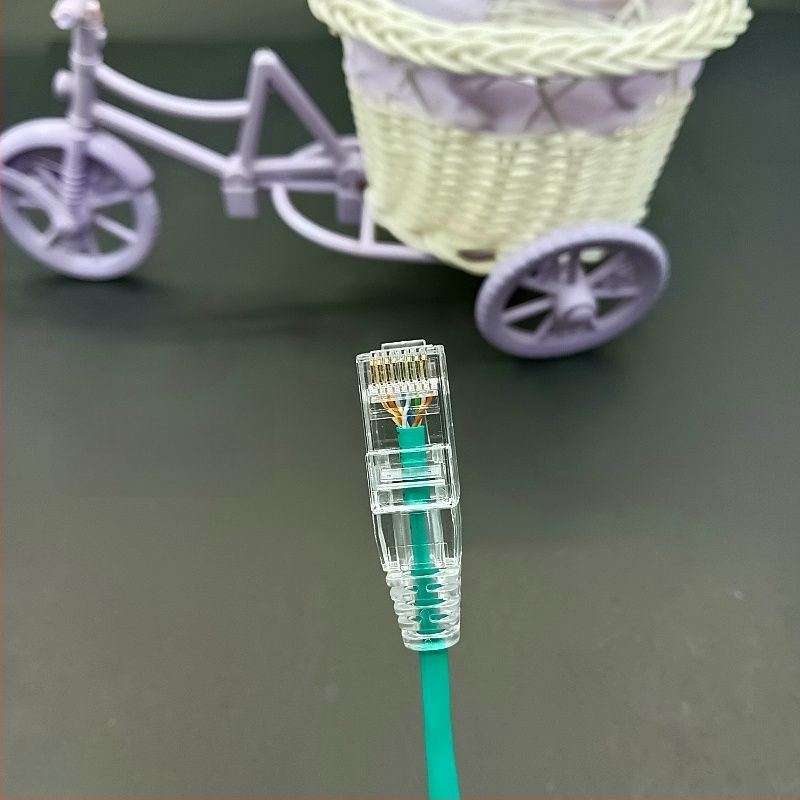 Cablu patch Cat6A cu ecranare flexibil Gigabit pentru calculator/router/sala serverului