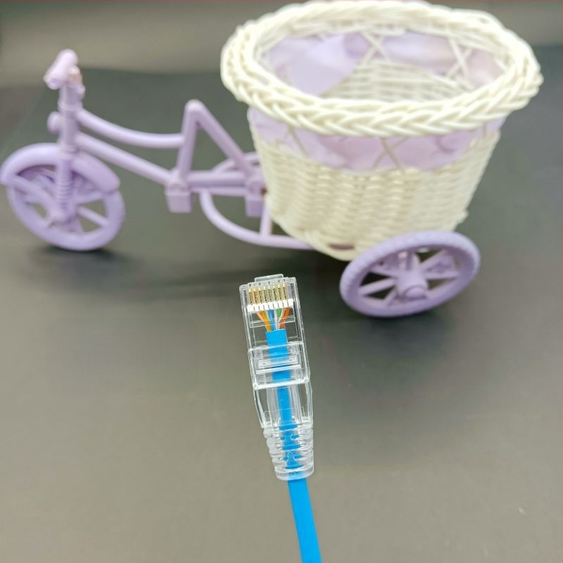 Cablu patch Cat6A cu ecranare flexibil Gigabit pentru calculator/router/sala serverului