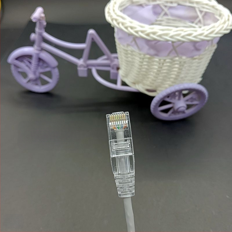 Cablu patch Cat6A cu ecranare flexibil Gigabit pentru calculator/router/sala serverului