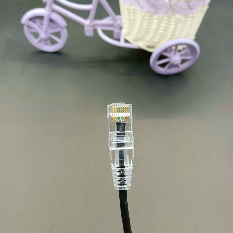 Cablu patch Cat6A cu ecranare flexibil Gigabit pentru calculator/router/sala serverului