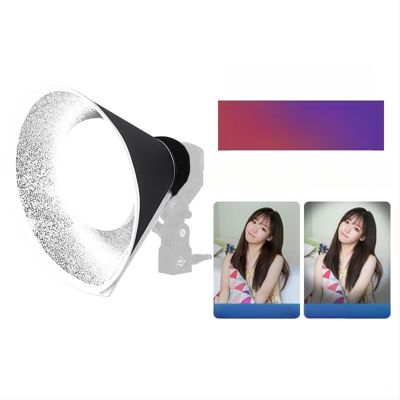 Abajur metal pentru iluminat fotografic cu soclu E27 – accesoriu de studio