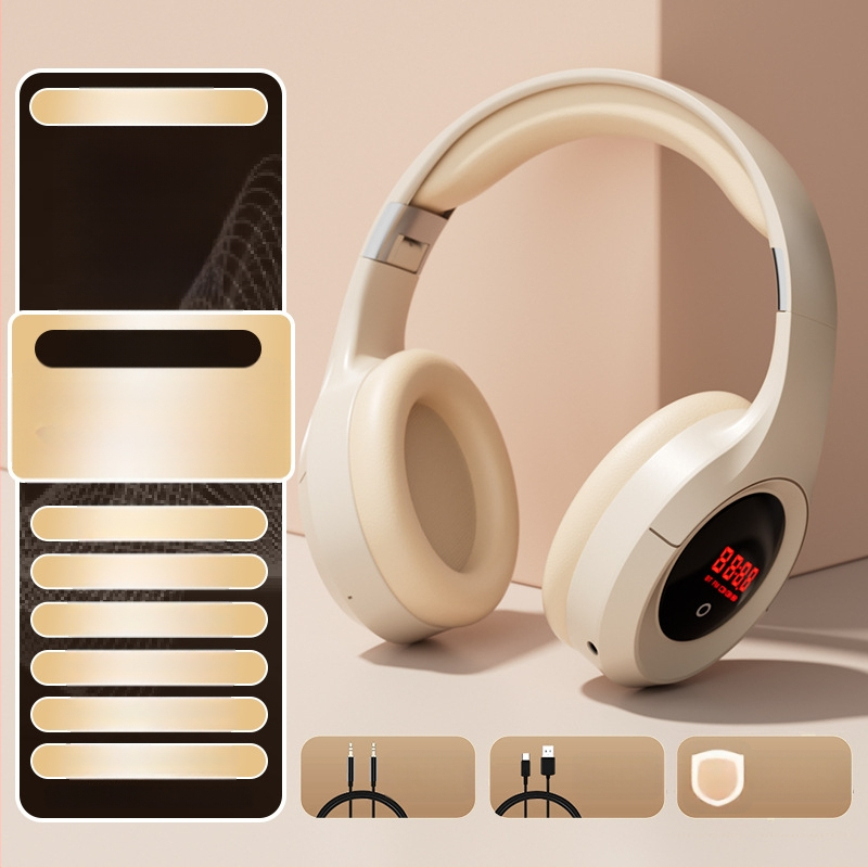 Juhtmevaba peakomplekt Bluetoothiga, 3,5 mm pistik, sisseehitatud mikrofon, OEM töötlemine, trükitud logo