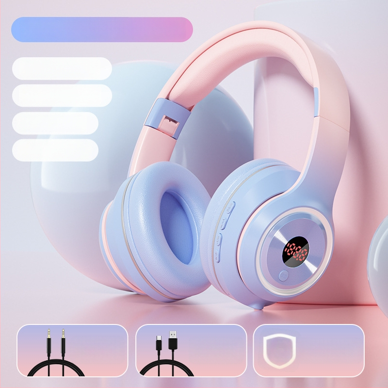 Juhtmevaba peakomplekt Bluetoothiga, 3,5 mm pistik, sisseehitatud mikrofon, OEM töötlemine, trükitud logo