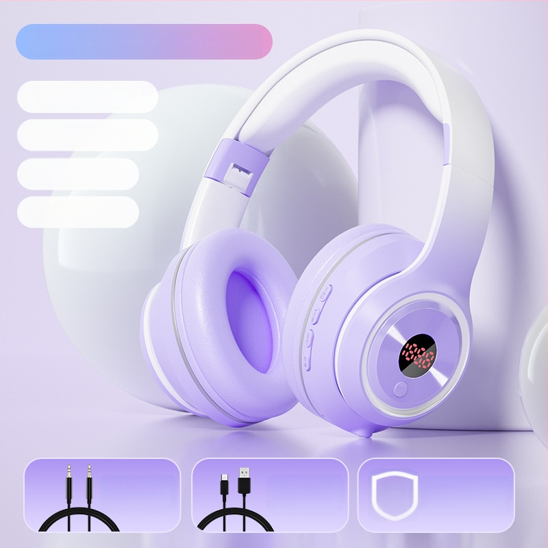 Juhtmevaba peakomplekt Bluetoothiga, 3,5 mm pistik, sisseehitatud mikrofon, OEM töötlemine, trükitud logo