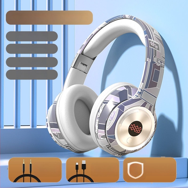 Juhtmevaba peakomplekt Bluetoothiga, 3,5 mm pistik, sisseehitatud mikrofon, OEM töötlemine, trükitud logo