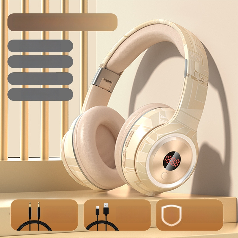 Juhtmevaba peakomplekt Bluetoothiga, 3,5 mm pistik, sisseehitatud mikrofon, OEM töötlemine, trükitud logo