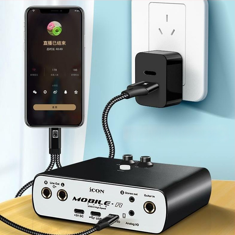 Καλώδιο ήχου OTG με πολλαπλούς διασύνδεσμους, 1–2 διακλαδώσεις, συμβατό με Apple Type-C, επεκτειόμενος μεταφορέας, διασυνδέσεις Lightning/OTG/Micro USB/Type-C, μέγιστη ισχύς εξόδου 10, υλικό: ύφανση