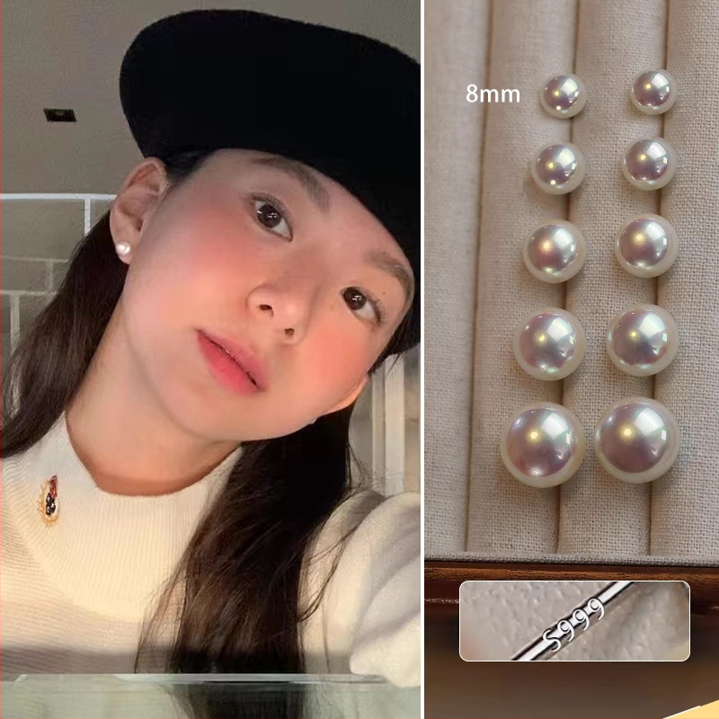 Kunling auskari: ģeometrisks dizains, 99% sudraba tīrība, elektroplātēts pārklājums, sievietēm