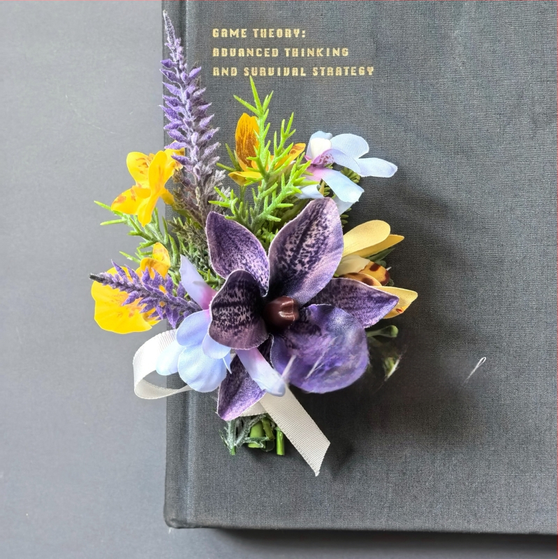 Vestuvių corsage rinkinys iš dirbtinių gėlių nuotakai, jaunikiui, liudininkams ir kitoms – vestuvinių nuotraukų rekvizitas (Prekės ženklas: Kitas; Medžiaga: Kitas; Nustatymas nėra; Logotipo spausdinimas neįmanomas)