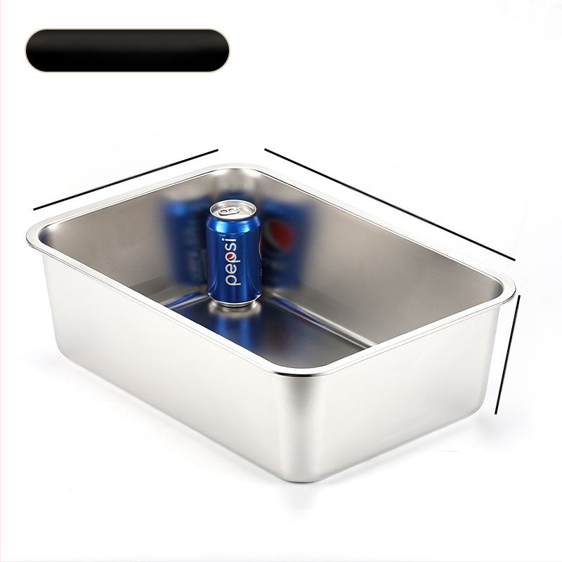 Μεγάλο ανοικτό κουτί άμμου για γάτες με αντι-διαρροής σχεδίαση και χειρολαβή – μέταλλο + πλαστικό