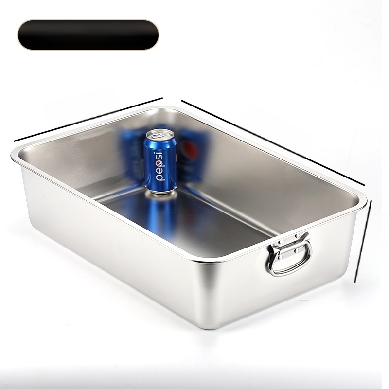 Μεγάλο ανοικτό κουτί άμμου για γάτες με αντι-διαρροής σχεδίαση και χειρολαβή – μέταλλο + πλαστικό