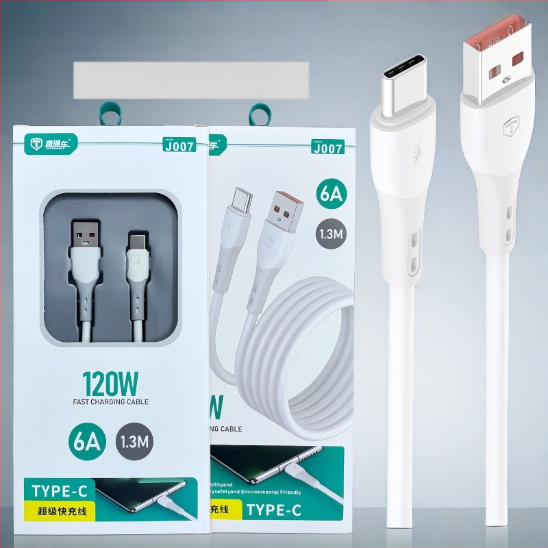 Καλώδιο δεδομένων με γρήγορη φόρτιση 120W – USB-C, Lightning, Micro USB, Through train, καλώδιο TPE