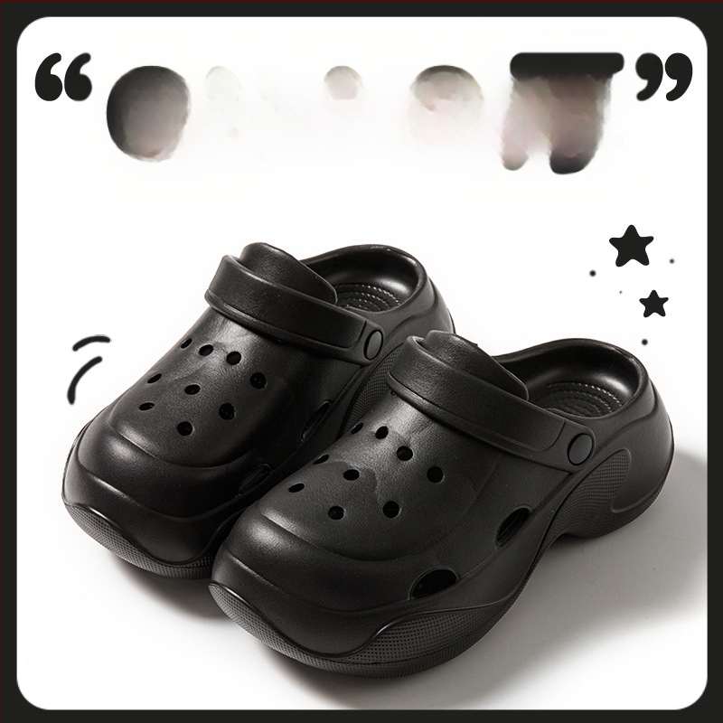 Crocs stil sandale za plažu s podrškom za luk, EVA gornji dio i potplat, debljina potplata 5 mm, ljeto 2025