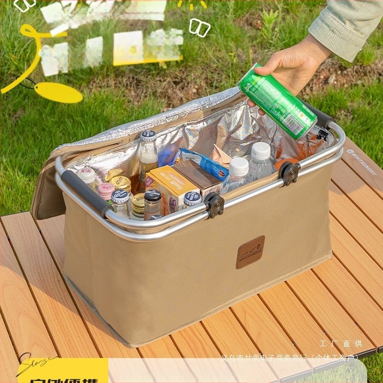 Geantă termoizolată pentru picnic, pentru livrări la pachet și camping - Capacitate mare, Material impermeabil, Utilizare generală