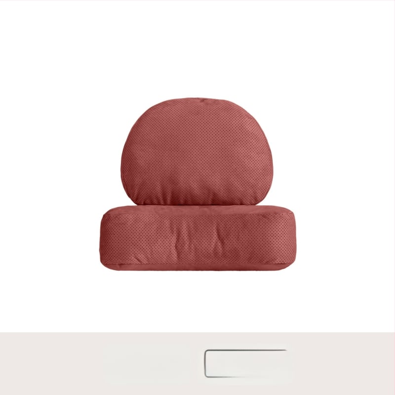 Автомобилен подглавник за шията с лумбална опора – универсален, еленска кожа, биокотон пълнител, за всички сезони, оригинален стил