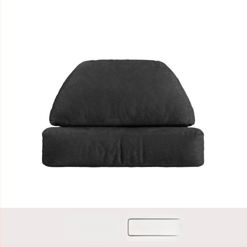 Автомобилен подглавник за шията с лумбална опора – универсален, еленска кожа, биокотон пълнител, за всички сезони, оригинален стил