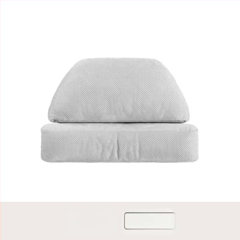 Автомобилен подглавник за шията с лумбална опора – универсален, еленска кожа, биокотон пълнител, за всички сезони, оригинален стил