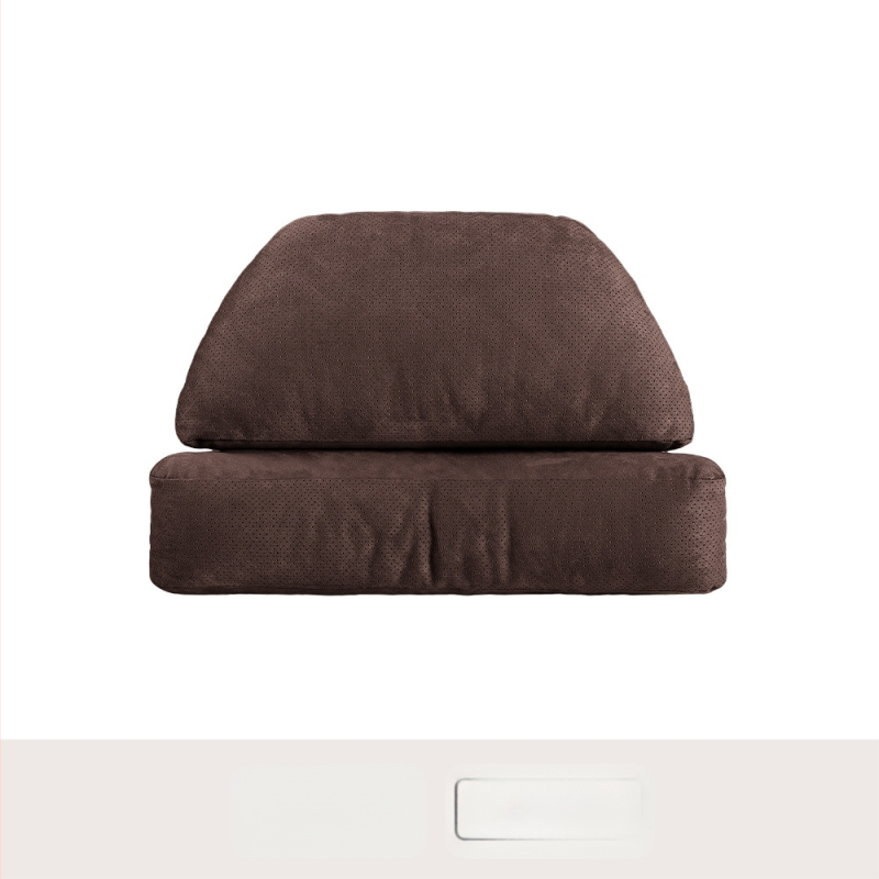 Автомобилен подглавник за шията с лумбална опора – универсален, еленска кожа, биокотон пълнител, за всички сезони, оригинален стил