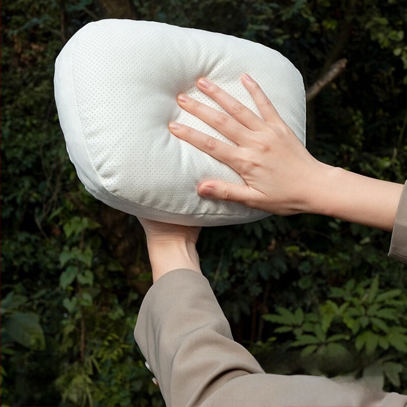 Автомобилен възглавник за глава с Dupont био-флийс пълнеж, велурено покритие, геометричен модел, лумбална опора, за всички сезони, прост стил