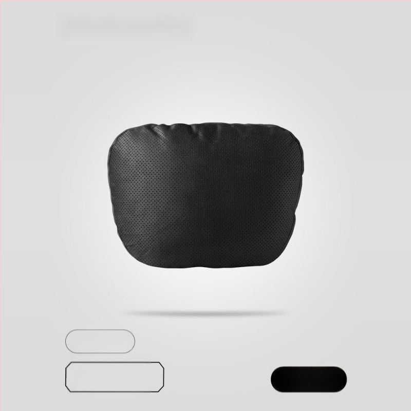 Автомобилен възглавник за глава с Dupont био-флийс пълнеж, велурено покритие, геометричен модел, лумбална опора, за всички сезони, прост стил