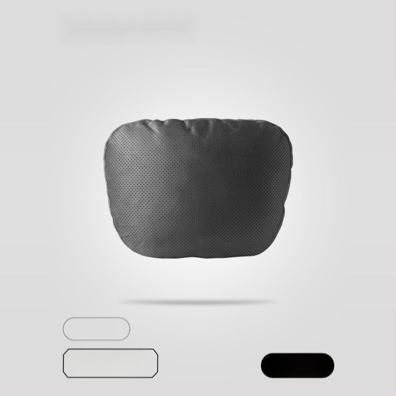 Автомобилен възглавник за глава с Dupont био-флийс пълнеж, велурено покритие, геометричен модел, лумбална опора, за всички сезони, прост стил