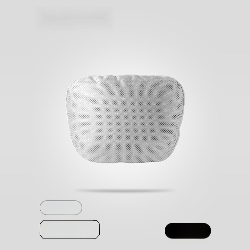 Автомобилен възглавник за глава с Dupont био-флийс пълнеж, велурено покритие, геометричен модел, лумбална опора, за всички сезони, прост стил