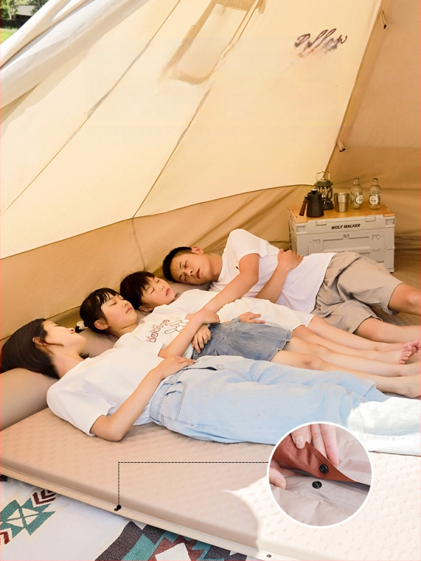 Saltea gonflabilă pentru camping în aer liber - covoraș de podea portabil pentru cort, umflare automată, compatibil cu mașina, Capacitate 1–3 persoane, Greutate netă 3 kg, Material Chun Yongfang