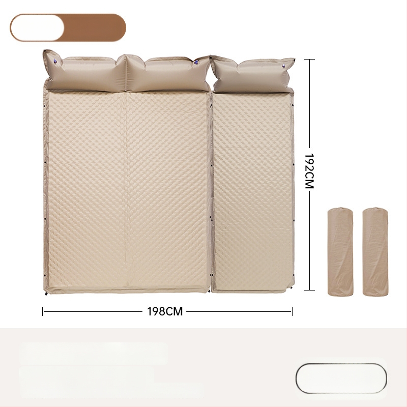 Saltea gonflabilă pentru camping în aer liber - covoraș de podea portabil pentru cort, umflare automată, compatibil cu mașina, Capacitate 1–3 persoane, Greutate netă 3 kg, Material Chun Yongfang