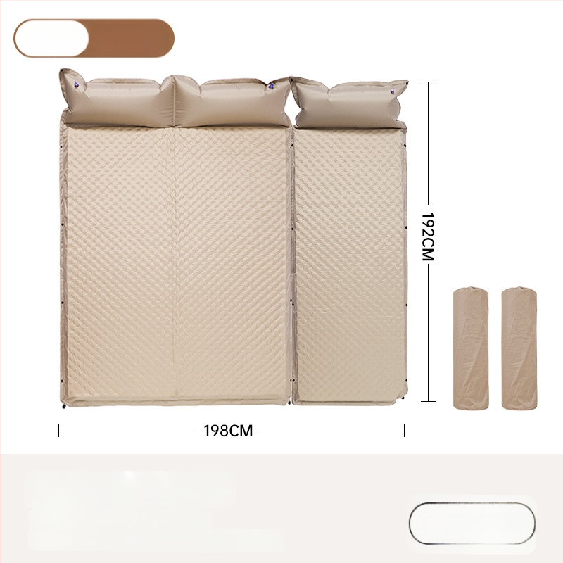 Saltea gonflabilă pentru camping în aer liber - covoraș de podea portabil pentru cort, umflare automată, compatibil cu mașina, Capacitate 1–3 persoane, Greutate netă 3 kg, Material Chun Yongfang