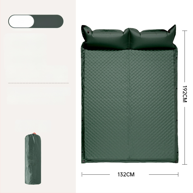 Saltea gonflabilă pentru camping în aer liber - covoraș de podea portabil pentru cort, umflare automată, compatibil cu mașina, Capacitate 1–3 persoane, Greutate netă 3 kg, Material Chun Yongfang